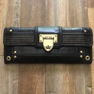 Black leather Juicy Couture wallet